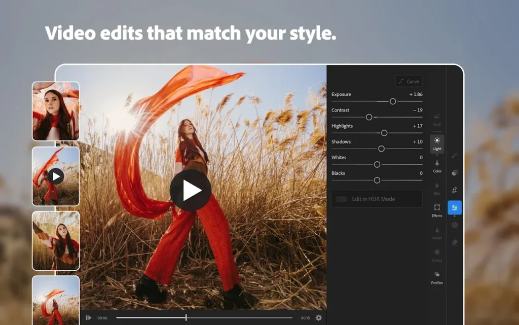 Key Features of Lightroom MOD APK Old Versions