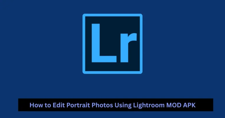 How to Edit Portrait Photos Using Lightroom MOD APK
